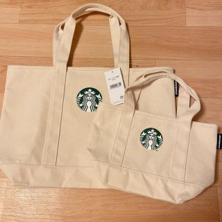 スターバックスコーヒー(Starbucks Coffee)のスタバ福袋2022 大 小 トートバック　2点セット STARBUCKS(トートバッグ)