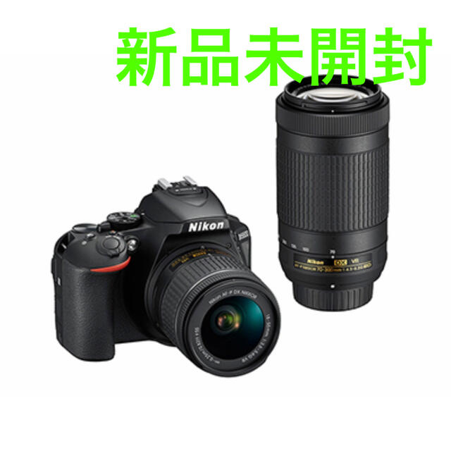 スマホ/家電/カメラD5600 ダブルズームキット ニコン 新品未開封 Nikon 一眼レフカメラ