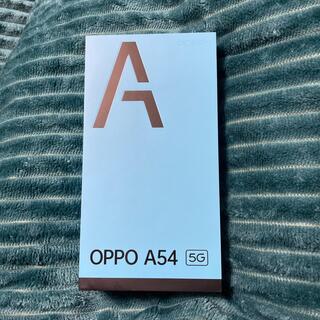オッポ(OPPO)のOPPO オッポ A54 5G 64GB ファンタスティックパープル OPG02(スマートフォン本体)