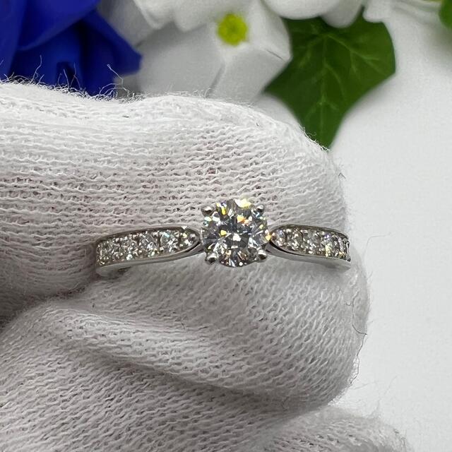 激安本物 PT900 ダイヤモンド0.288ct リング ソーティング付き リング