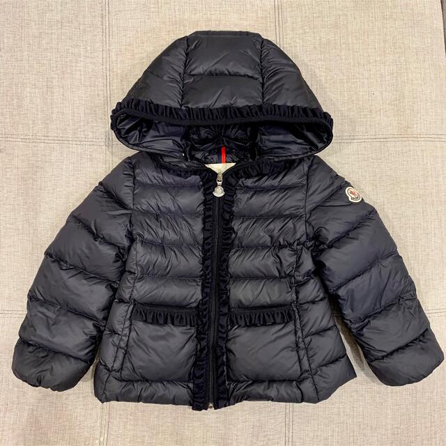 美品❣️モンクレール ネイビー フリル キッズ ダウン 正式的 49.0