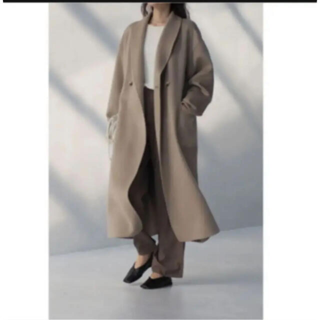 新品未使用 na.e ナエ コート No-Collar Muffler Coat