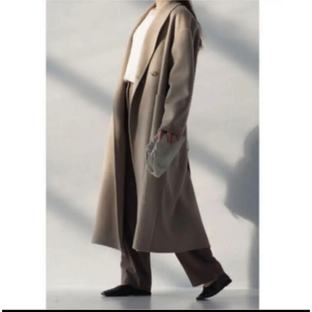 新品未使用 na.e ナエ コート No-Collar Muffler Coat