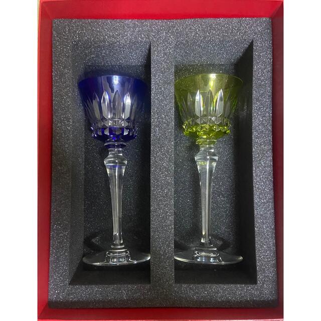 【国際ブランド】 Baccarat - バカラ   ピカデリー　ワイングラス   カラーセット グラス+カップ