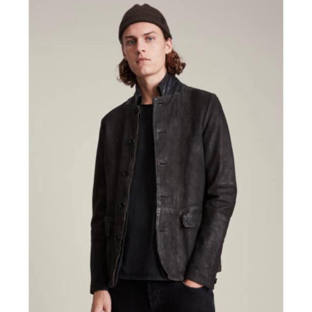 ホットセール All Saints - 【新品】ALLSAINTS SURVEY LEATHER BLAZER