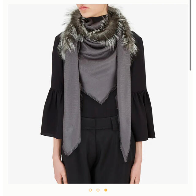 FENDI - 新品フェンディファー ショールの通販 by ako's shop
