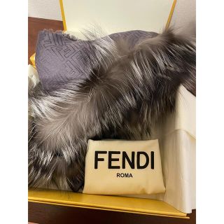 FENDI - 新品フェンディファー ショールの通販 by ako's shop