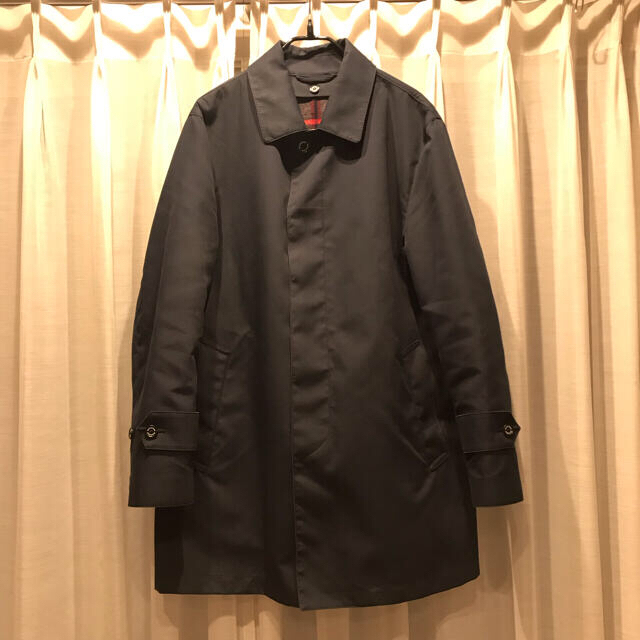 新品 マッキントッシュフィロソフィー ステンカラーコート 38(M) 紺