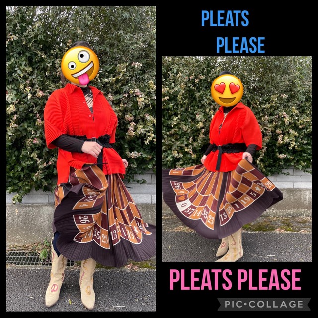 プリーツプリーズ スカート ３  pleats please 三宅一生 5