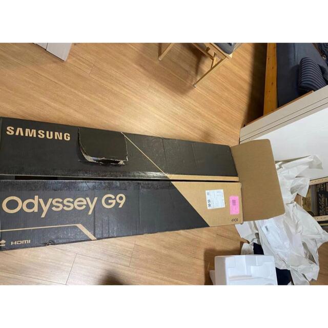 SAMSUNG(サムスン)のサムスン49インチOdyssey G9 QHD, 240hz QLEDジャンク品 スマホ/家電/カメラのPC/タブレット(ディスプレイ)の商品写真