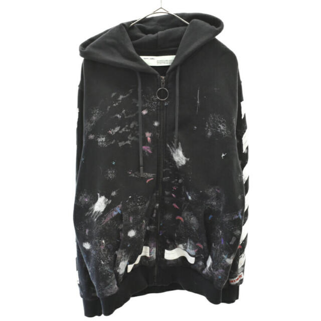 Off-White - 本物 off-white ギャラクシー スウェット パーカー Off-White - 本物 off-white ギャラクシー スウェット パーカー