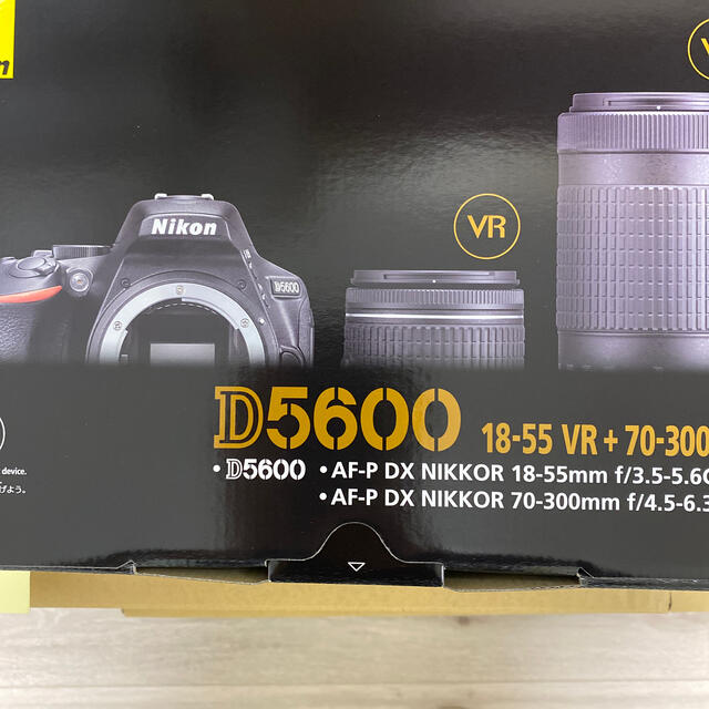 大人気新品 Nikon - ダブルズームキット D5600 デジタル一眼レフカメラ Nikon デジタル一眼