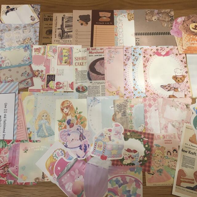 ブラウン女の子　おすそ分けファイル　022 ハンドメイドの文具/ステーショナリー(その他)の商品写真