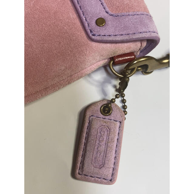 COACH(コーチ)の【COACH 】スエードポーチ レディースのファッション小物(ポーチ)の商品写真