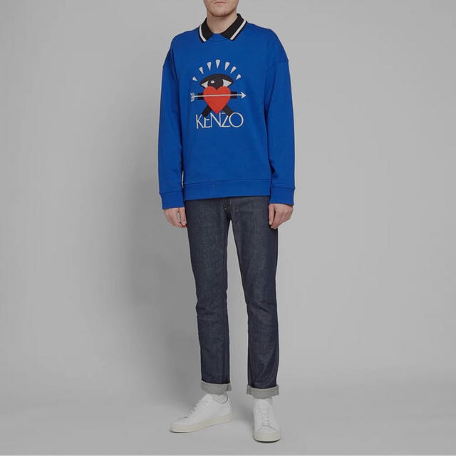 KENZO(ケンゾー)のKENZO Valentine's Crew Sweat ブルー　ケンゾー メンズのトップス(スウェット)の商品写真