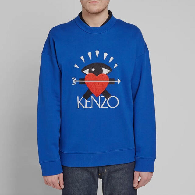 KENZO(ケンゾー)のKENZO Valentine's Crew Sweat ブルー　ケンゾー メンズのトップス(スウェット)の商品写真