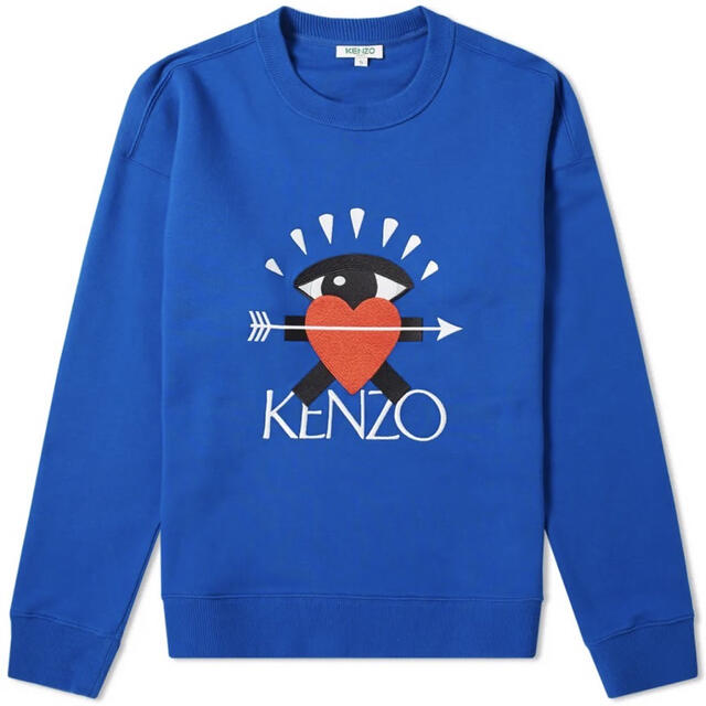 KENZO(ケンゾー)のKENZO Valentine's Crew Sweat ブルー　ケンゾー メンズのトップス(スウェット)の商品写真