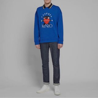 ケンゾー(KENZO)のKENZO Valentine's Crew Sweat ブルー　ケンゾー(スウェット)