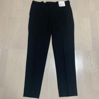 ユニクロ(UNIQLO)の【しろくま様専用】ヒートテックスマートスリムフィットパンツ　ブラック91cm(スラックス)