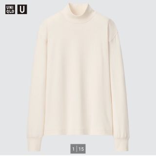 ユニクロ(UNIQLO)のユニクロ　ヒートテックコットンモックネック(Tシャツ(長袖/七分))