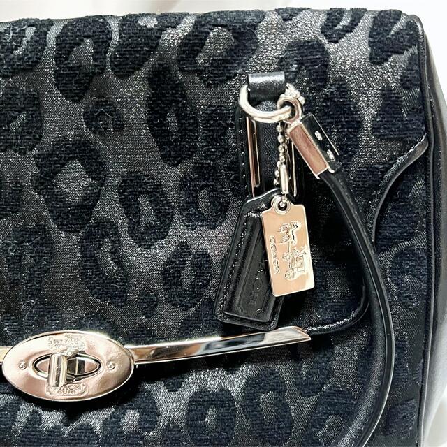 公式に取扱』 Coach マディソンシェニールオセロットスモールマデリン