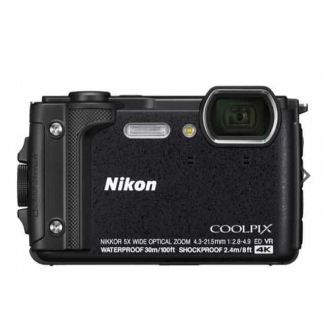 デジタルカメラ ニコン W300BK COOLPIX