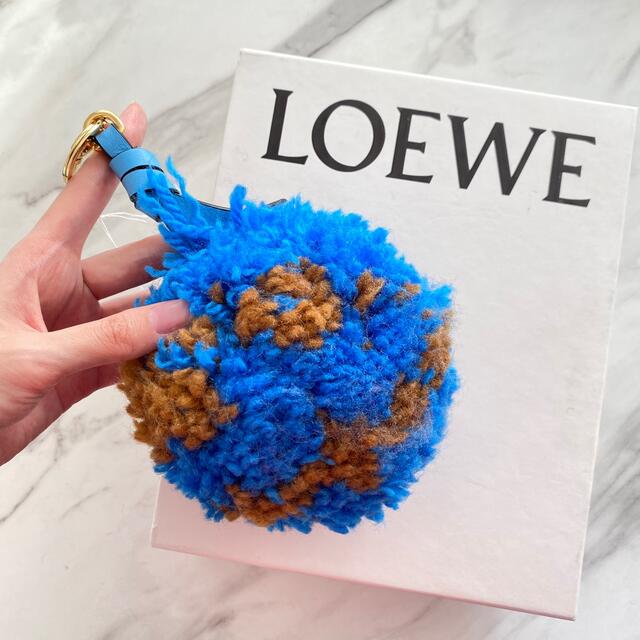 LOEWE - ラスト１【新品】LOEWE ロエベ ポンポン バッグチャーム 青