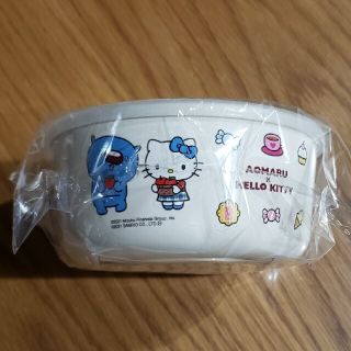 ハローキティ(ハローキティ)の【非売品】あおまる×ハローキティ 保存容器　タッパー　みずほ銀行(容器)