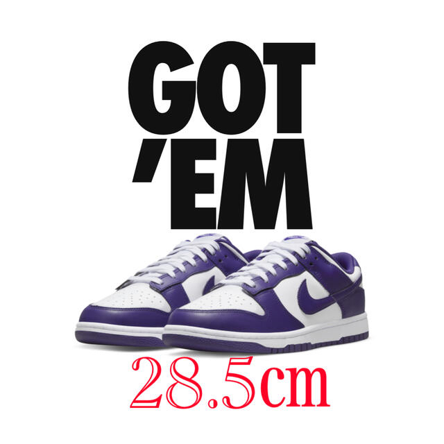 NIKE(ナイキ)のNike Dunk Low Championship Court Purple メンズの靴/シューズ(スニーカー)の商品写真