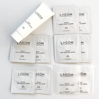 ラーゴム(LAGOM)のラゴム 洗顔 クレンザー クリーム トナー サンプルセット(洗顔料)