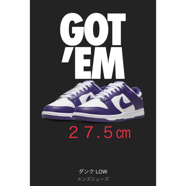 Nike Dunk Low "Championship Court Purple