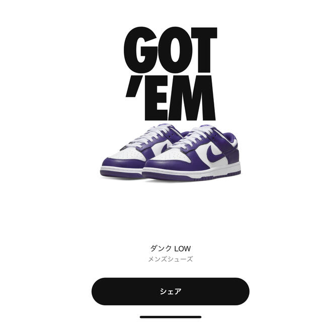 Nike Dunk Low Championship Court Purple