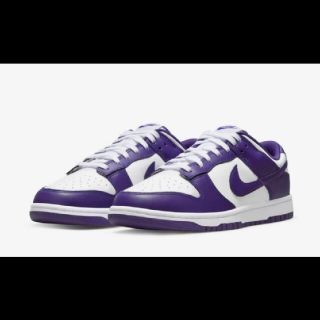 ナイキ(NIKE)のナイキ　ダンクLow　Championship Court Purple(スニーカー)