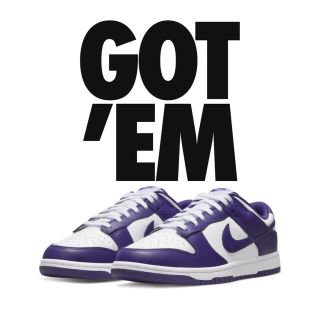 ナイキ(NIKE)のNIKE DUNK LOW  purple(スニーカー)