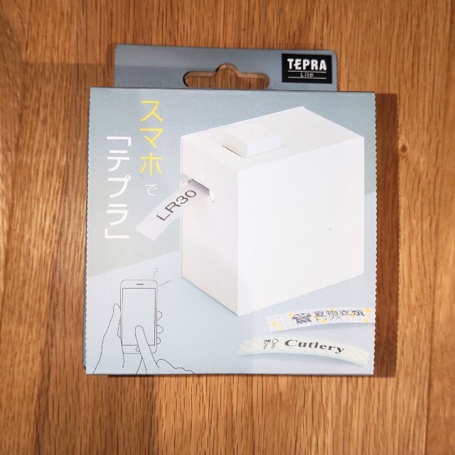 【新品】キングジム　ラベルプリンター「テプラ」Ｌｉｔｅ　白　LR30シロ