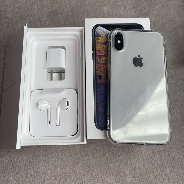 Apple(アップル)のiPhone xs 256GB SIMフリー　シルバー スマホ/家電/カメラのスマートフォン/携帯電話(携帯電話本体)の商品写真