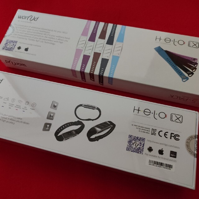 HELO LX BOX SET ×５、HELO LX BANDS ×５ ワ－ルド