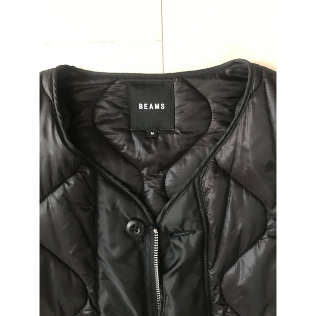 BEAMS(ビームス)のビームス　BEAMS  ノーカラーコート　ミリタリーコートウェア　美品 メンズのジャケット/アウター(ノーカラージャケット)の商品写真