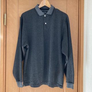 ビームス(BEAMS)のBEAMS ジャカード チェック ポロ M オーバーサイズ(ポロシャツ)