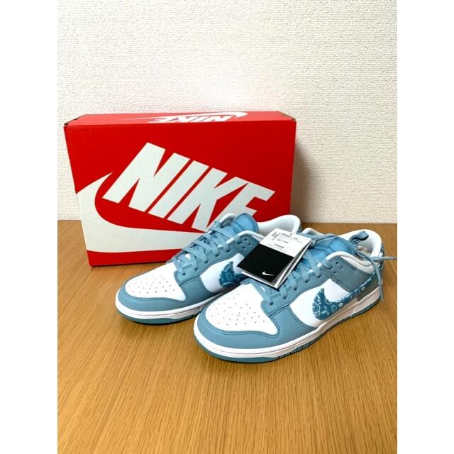 スニーカー NIKE - 28.5 Nike Dunk Low Paisley Blue/white