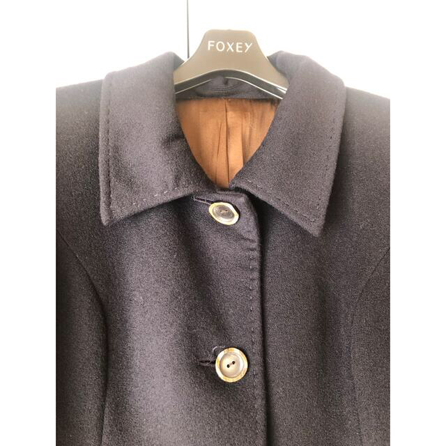 セールの通販格安 週末ゲリラセール!FOXEYアイボリーカシミヤコートJK