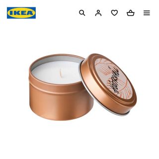 イケア(IKEA)のIKEA イケア　ホストクヴェール アロマキャンドル シナモン＆シュガー(キャンドル)