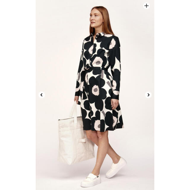 marimekko(マリメッコ)のmarimekko ウニッコ 花柄 ワンピース レディースのワンピース(ひざ丈ワンピース)の商品写真