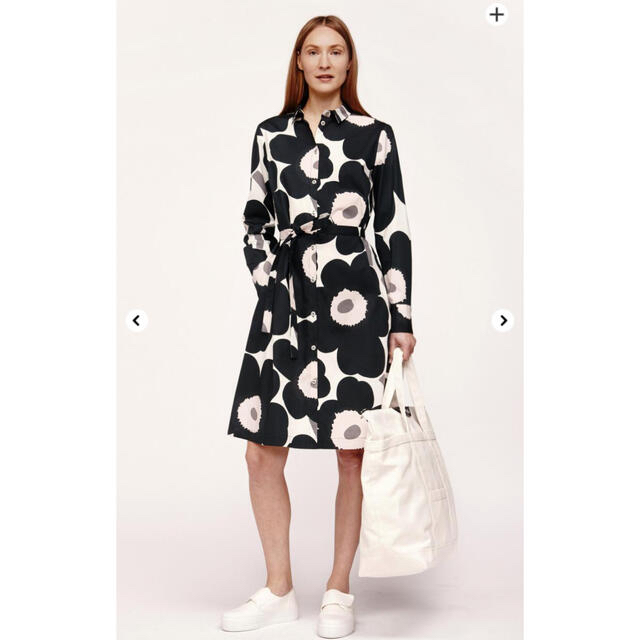 marimekko(マリメッコ)のmarimekko ウニッコ 花柄 ワンピース レディースのワンピース(ひざ丈ワンピース)の商品写真