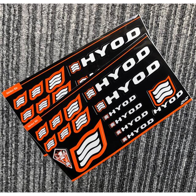 HYOD PRODUCTS 旧式ステッカー2枚組【非売品】新品 自動車/バイクのバイク(ステッカー)の商品写真