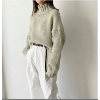 トゥデイフル(TODAYFUL)のVia.J タートルニット　新品(ニット/セーター)