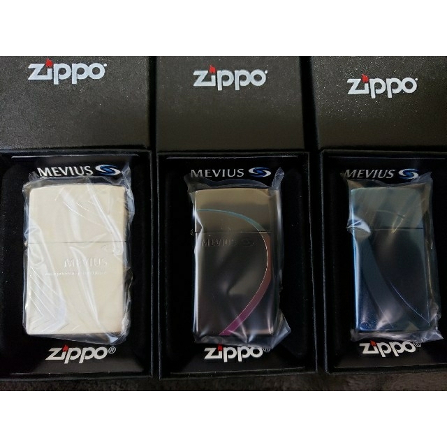 MEVIUS ZIPPO 【非売品】3個セット 卸売 4370円引き www.gold-and