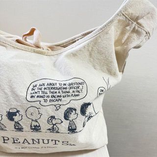 ピーナッツ(PEANUTS)のPEANUTS cafe キャンバスショルダー ピーナッツギャング(トートバッグ)