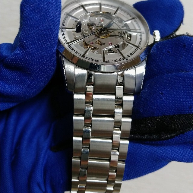 Hamilton(ハミルトン)のハミルトン レイルロード H406550 自動巻 スケルトン メンズの時計(腕時計(アナログ))の商品写真