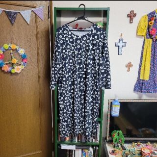 マリメッコ(marimekko)のmarimekko　ウニッコ　ワンピース(ひざ丈ワンピース)